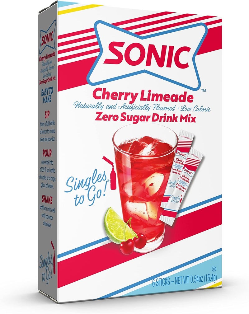 SINGLES TO GO! Sonic Cherry Limeade Powdered Drink Mix - Image 3